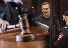 Навальный получил 3,5 года колонии общего режима