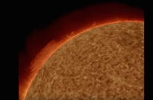 NASA обнародовало видео мощного взрыва на Солнце