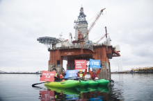 Активисты Greenpeace призвали Норвегию отказаться от добычи нефти в Арктике