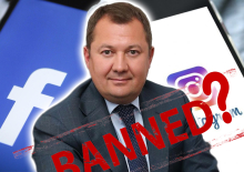 Instagram и Facebook могут забанить губернатора Тамбовской области Егорова за поддержку президента
