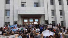 Полиция оценила хабаровский митинг в поддержку Фургала в 12 тысяч человек