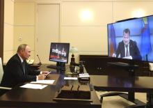 Президент Путин — врио главы Тамбовской области Егорову: «Постараемся Вам помочь»