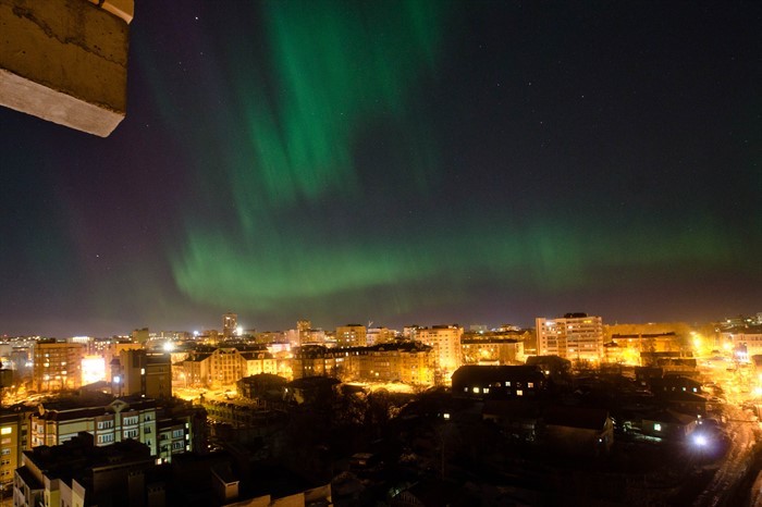 Жители Санкт-Петербурга увидят северное сияние