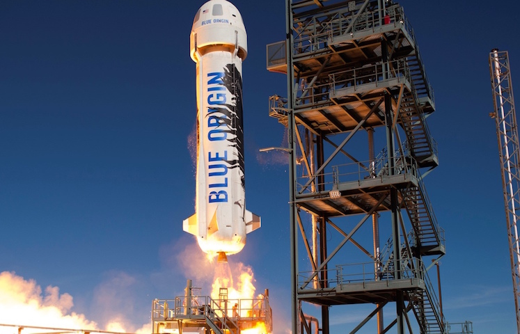 Blue Origin назвала дату отправки первых туристов в космос